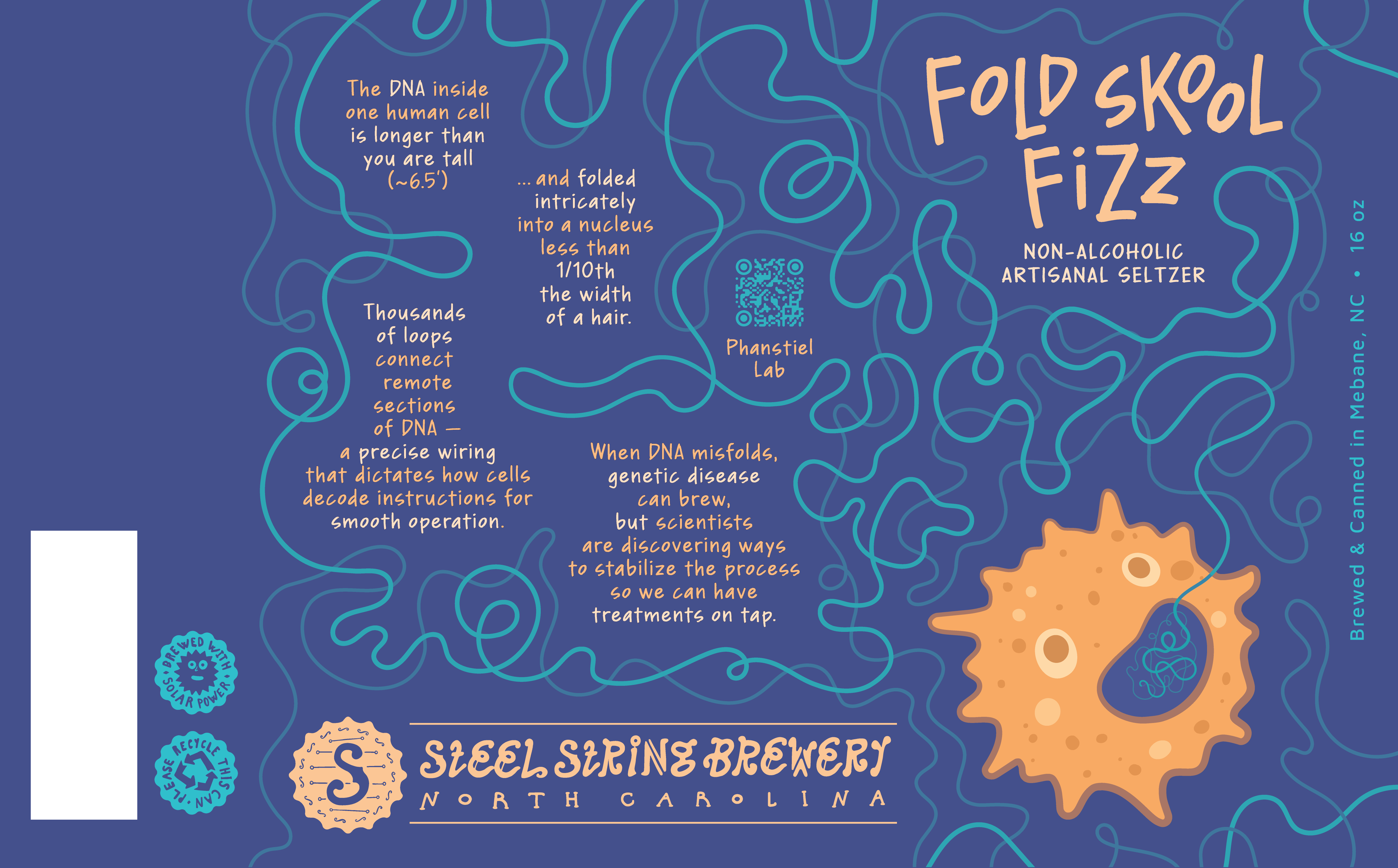 Fold Skool Fizz label