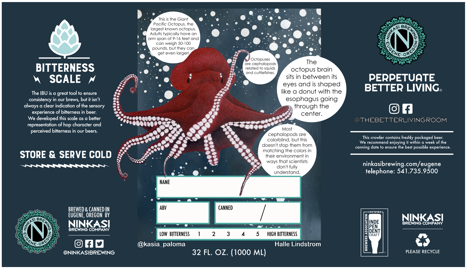 Sea Legs beer label